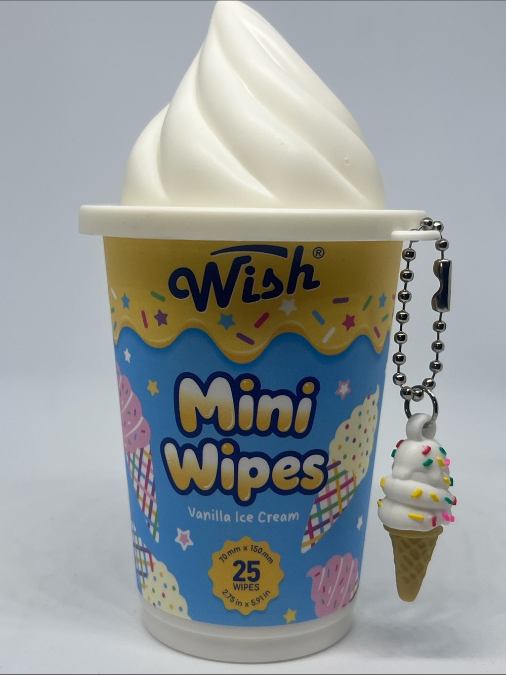 Wish Mini Wipes - White & Blue Vanilla Cup